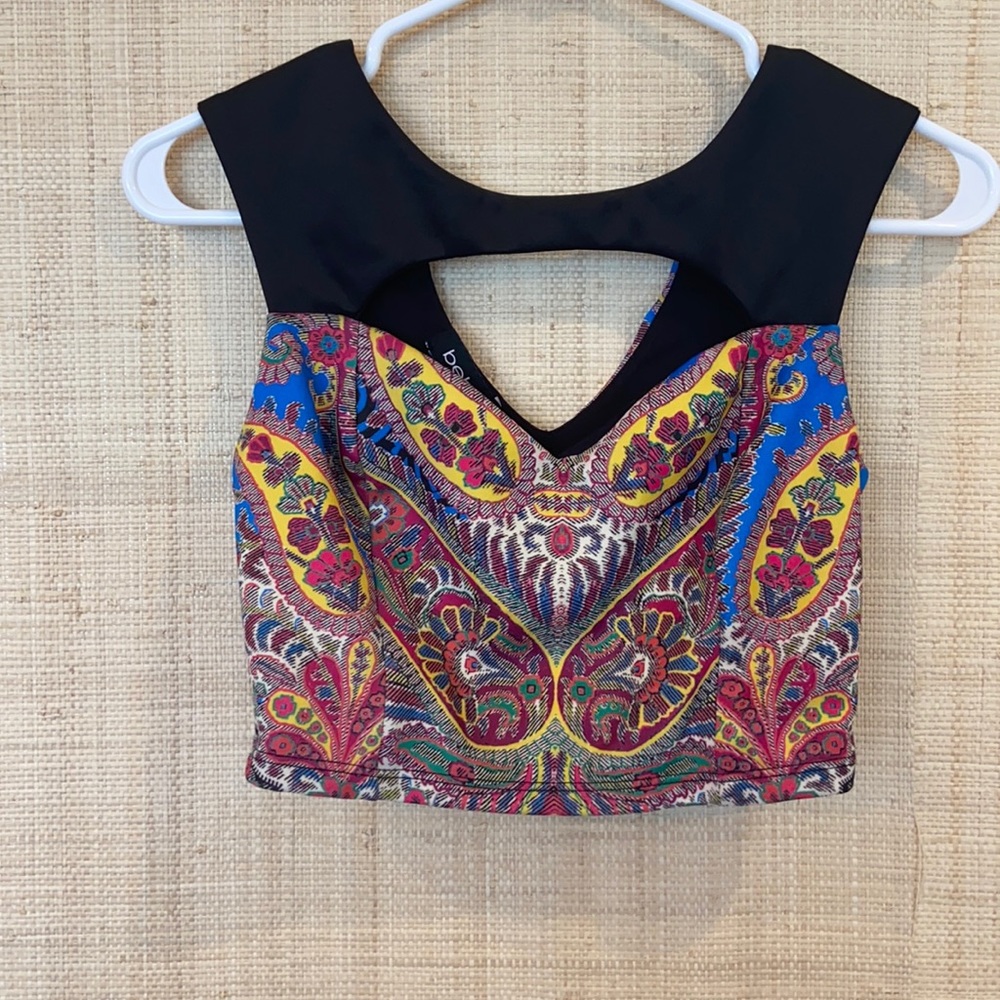 Bebe crop top, XS